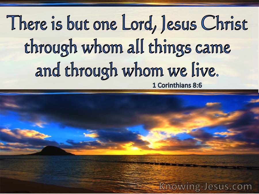 1 Corinthians 8:6 There is One Lord Jesus Christ Through All Things Came (windows)04:29